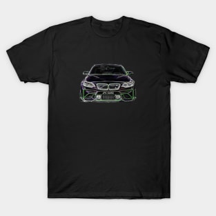 BMW M3 3 Series 2013 Front End T-Shirt